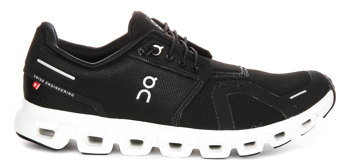 On Running Cloud 6 In Black White For Women