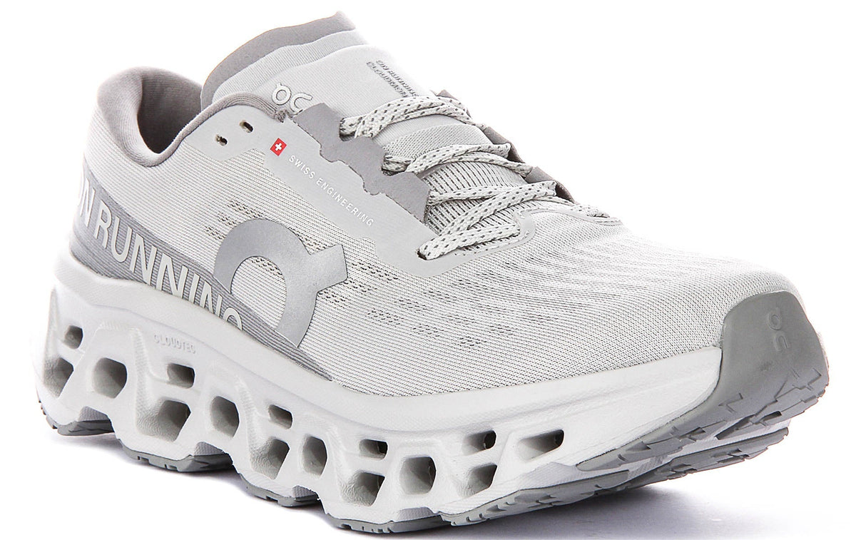 On Running Cloudmonster 3 In Light Grey For Men